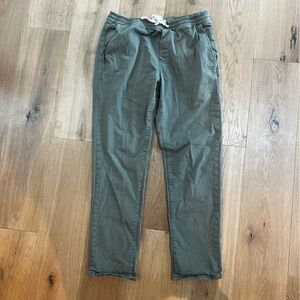 Marine Layer Men's Olive Green Pants